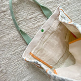 Cherry Embroidery Shoulder Bag Cotton Diaper Mother Baby Handbag