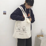 Lamb Faux Fur Women Shoulder Bag Plush Cloth Fabric Cartoon Handbag