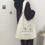 Lamb Faux Fur Women Shoulder Bag Plush Cloth Fabric Cartoon Handbag