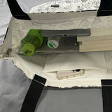 Large Canvas Bag Women's Shoulder Totes Female Embroidery Shopping Bag