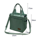 Canvas Tote Shoulder Bag Large Capacity Solid Handbag