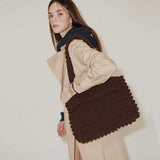 Nylon Tote Bag Quilted Bubble Handbag Lightweight Shoulder Bags