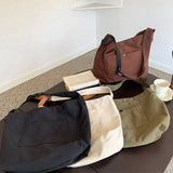 One Shoulder Portable Nylon Cloth Bag Women Large Capacity