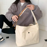 One Shoulder Portable Nylon Cloth Bag Women Large Capacity