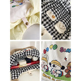 Retro Cartoon Pattern Plush Shoulder Strap Bag