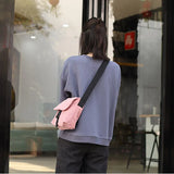 Retro Corduroy Shoulder Bag Square Messenger Bags For Women Handbag