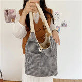 Cashmere Shoulder Bag Soft Plush Bear Tote