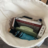 Summer Large Capacity Canvas Tote Bag for Female Students