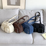 Corduroy Travel Duffel Bag Handbag Casual Tote Large Capacity