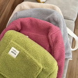 Winter Wool Fluffy Shoulder Bag Large Capacity Cross Body Handbag