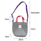 Women's Canvas Bucket Crossbody Bag Drawstring Messenger Bag