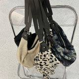 Leopard Pattern Dumpling Bag Shoulder Bag