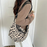 Leopard Pattern Dumpling Bag Shoulder Bag