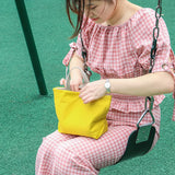 Women's Small Shoulder Bag Cotton Linen Totes Buckles Cloth Bags