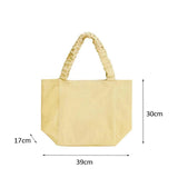 Women's Large Canvas Handbag Shoulder Bag Tote Bag