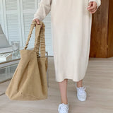 Women's Large Canvas Handbag Shoulder Bag Tote Bag