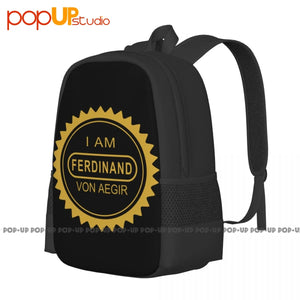 Ferdinand Von Aegir Backpack Large Capacity Vintage Softback