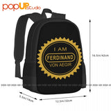 Ferdinand Von Aegir Backpack Large Capacity Vintage Softback