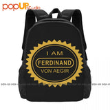 Ferdinand Von Aegir Backpack Large Capacity Vintage Softback