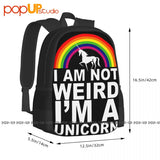 Unicorn Backpack Large Capacity Travel Shoe Bag