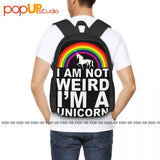 Unicorn Backpack Large Capacity Travel Shoe Bag