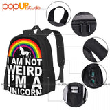 Unicorn Backpack Large Capacity Travel Shoe Bag