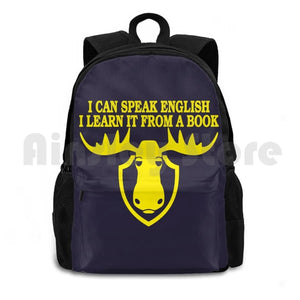 Outdoor Hiking Backpack Sports Bag English Learning Book