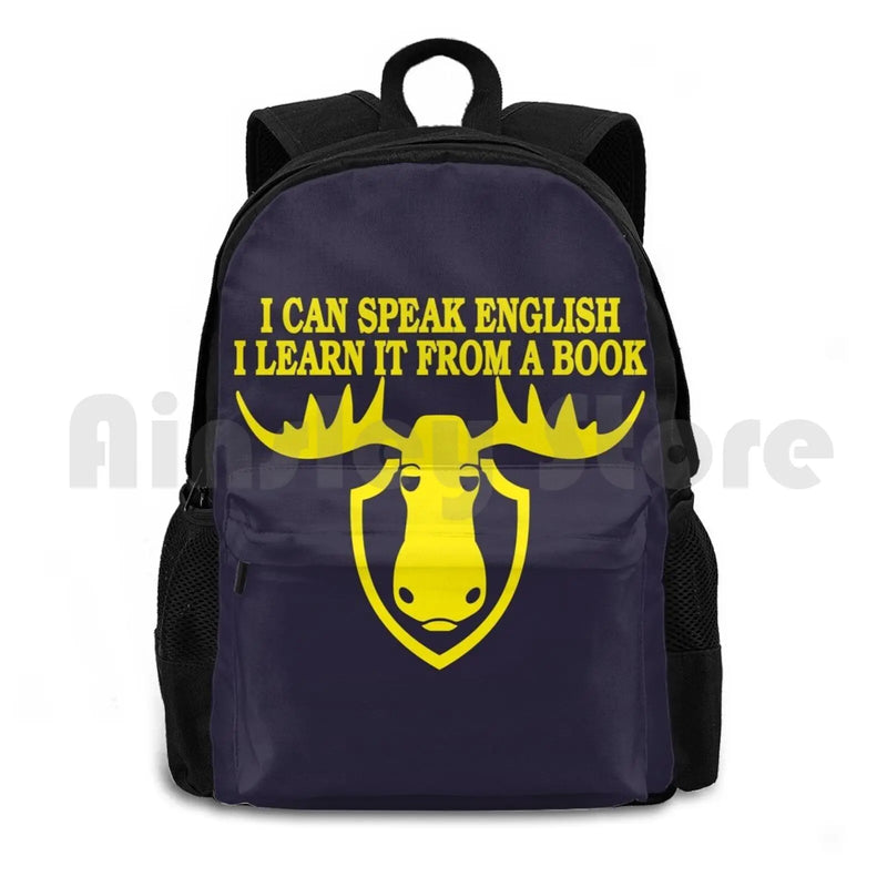 Outdoor Hiking Backpack Sports Bag English Learning Book