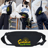 Do Letter Print Waist Bags Shoulder Bag Sport Crossbody Chest Bags