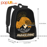 Paragliding Backpack Large Capacity School Schoolbag Sports Bag