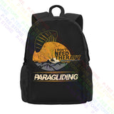 Paragliding Large Capacity Backpack Print Art Print Sports Style