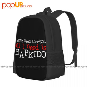 Hapkido Backpack Large Capacity Foldable Gymnast Bag Riding Backpack
