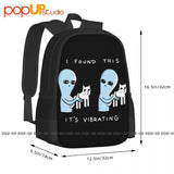 Vibrating Backpack Large Capacity Gym Training Personalised School Sport Bag
