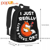 Foxes Backpack Large Capacity Swimming Riding Backpack