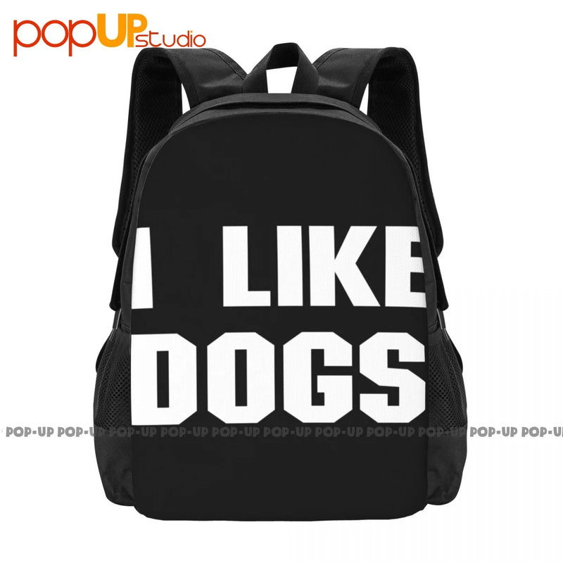Dog Bulldog Poodle Backpack Large Capacity Gym Portable Storage Bag