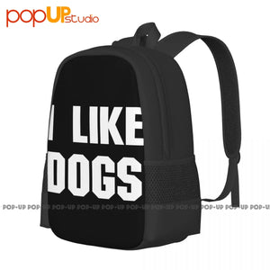 Dog Bulldog Poodle Backpack Large Capacity Gym Portable Storage Bag