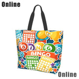 Bingo Game Funny Handbags Shoulder Bags for Women