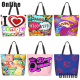 Bingo Game Funny Handbags Shoulder Bags for Women