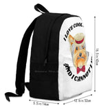 Teen College Student Backpack Laptop Travel Bags Macjarrgems I Love Mutts