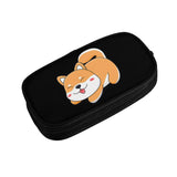 Shiba Inu Puppy Gift Pen Box School Anime Zipper Pen Bag