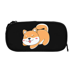 Shiba Inu Puppy Gift Pen Box School Anime Zipper Pen Bag