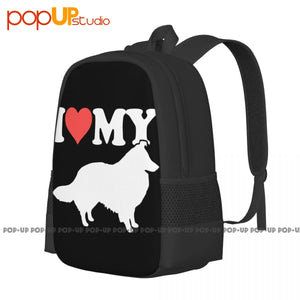 Sheltie Shetland Sheep Dog Backpack Gym Bag for Travel