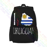 Uruguay Novelty Large Capacity Backpack 3D Printing Multi-function