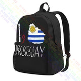 Uruguay Novelty Large Capacity Backpack 3D Printing Multi-function