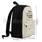 Outdoor Hiking Backpack Fruit Loop Cheerios Cereal