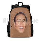 Nicolas Cage Watching You Outdoor Hiking Backpack
