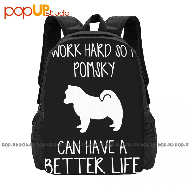 Pomsky Life Backpack - Large Capacity Training Storage Bag