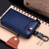 Genuine Leather Keychain Holder Keys Organizer Wallet Men Car Key Case
