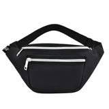 IMCUTE Canvas Waist Bag Unisex Functional Mobile Phone Banana Bag
