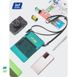 Mobile Phone Waist Bag Men Harajuku Zipper Crossbody Bag